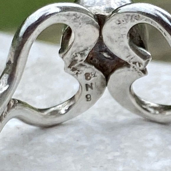 Vintage Genuine Turquoise silver ring size 7 - Picture 7 of 11